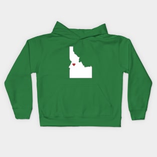 Idaho Loves Cascade/McCall/Donnelly/Council/Cambridge/New Meadows Kids Hoodie